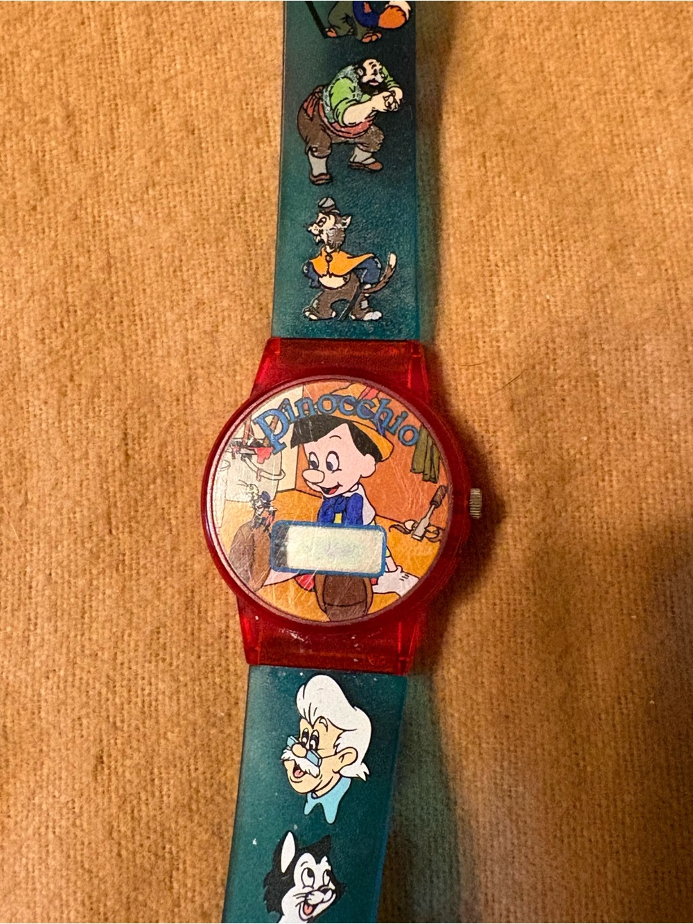 💍3 for $15💍Vintage Disney Pinocchio Character Kids Watch